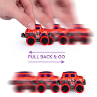 Set di 12 uova di Pasqua Garvee con monster truck a scomparsa, disegni di graffiti colorati, 3,1 pollici*2,1 pollici, multicolore per la caccia alle uova di Pasqua e le feste per bambini