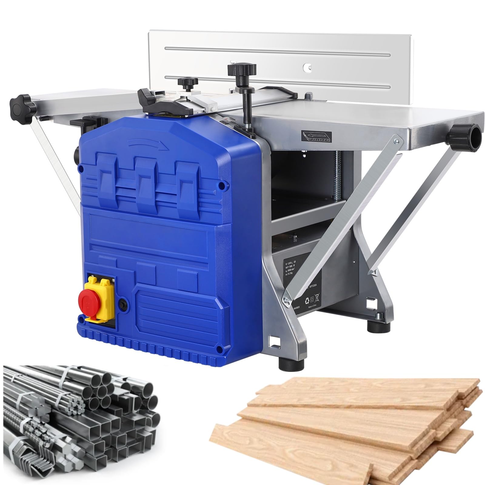 Pialla Elettrica da Banco Garvee 1250W per Festa del Papà | 8000 Giri/min, Silenziosa, Larghezza 204mm, per Legno e Officina Mobili