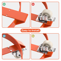 Carrello per Fusti Garvee da 55 Galloni 1250 libbre - Ideale per Festa del Papà, Magazzino e Officina