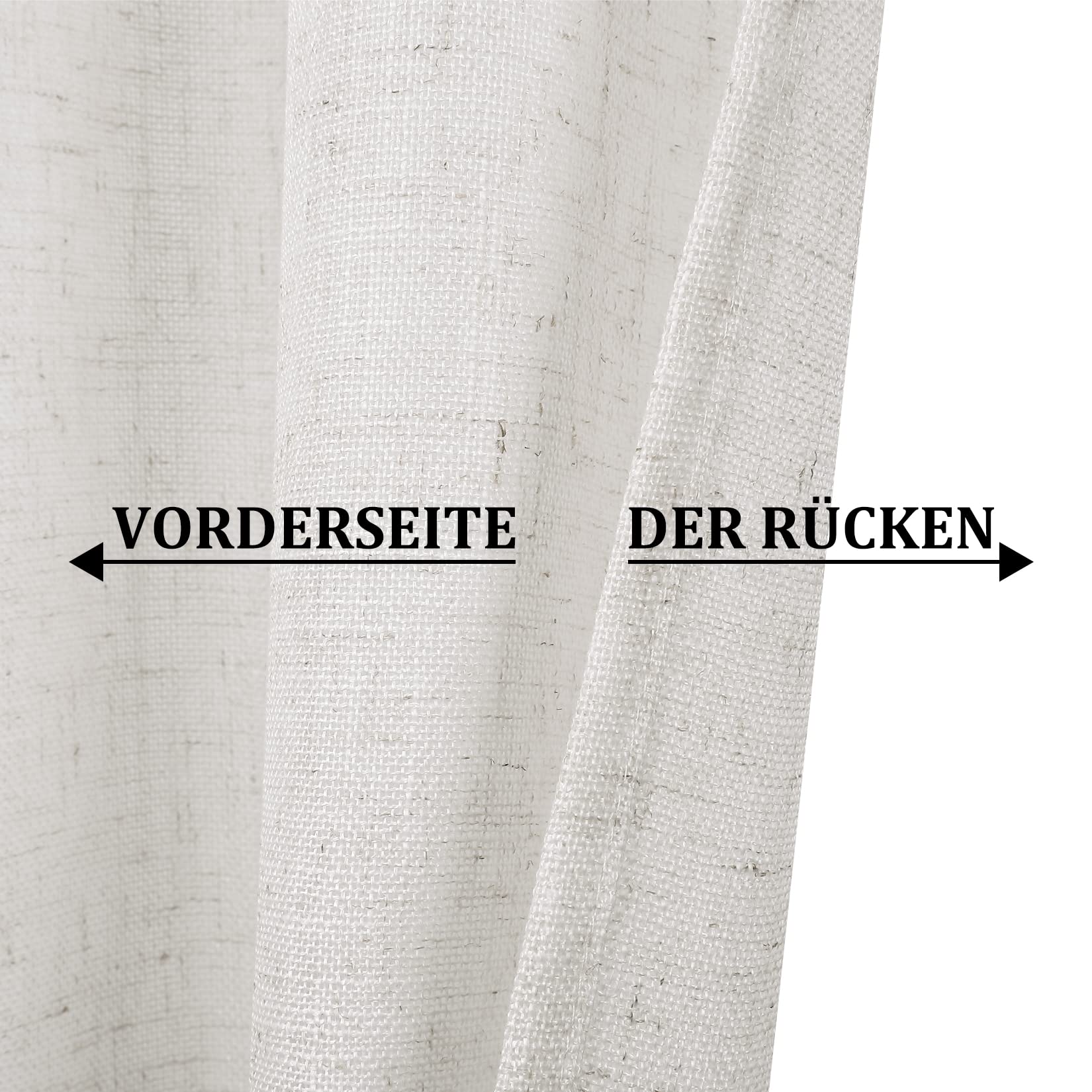 Tenda corta Garvee Vitrage Window Patchwork con bottoni decorativi, semitrasparente, beige, 132x38 cm, per cucina