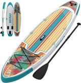 Garvee Tavola da Paddle Gonfiabile 10'6"/11' con Accessori Premium, Deck EVA Antiscivolo, Borsa Leggera, Pompa, Stabile, Resistente, Giallo - Yellow