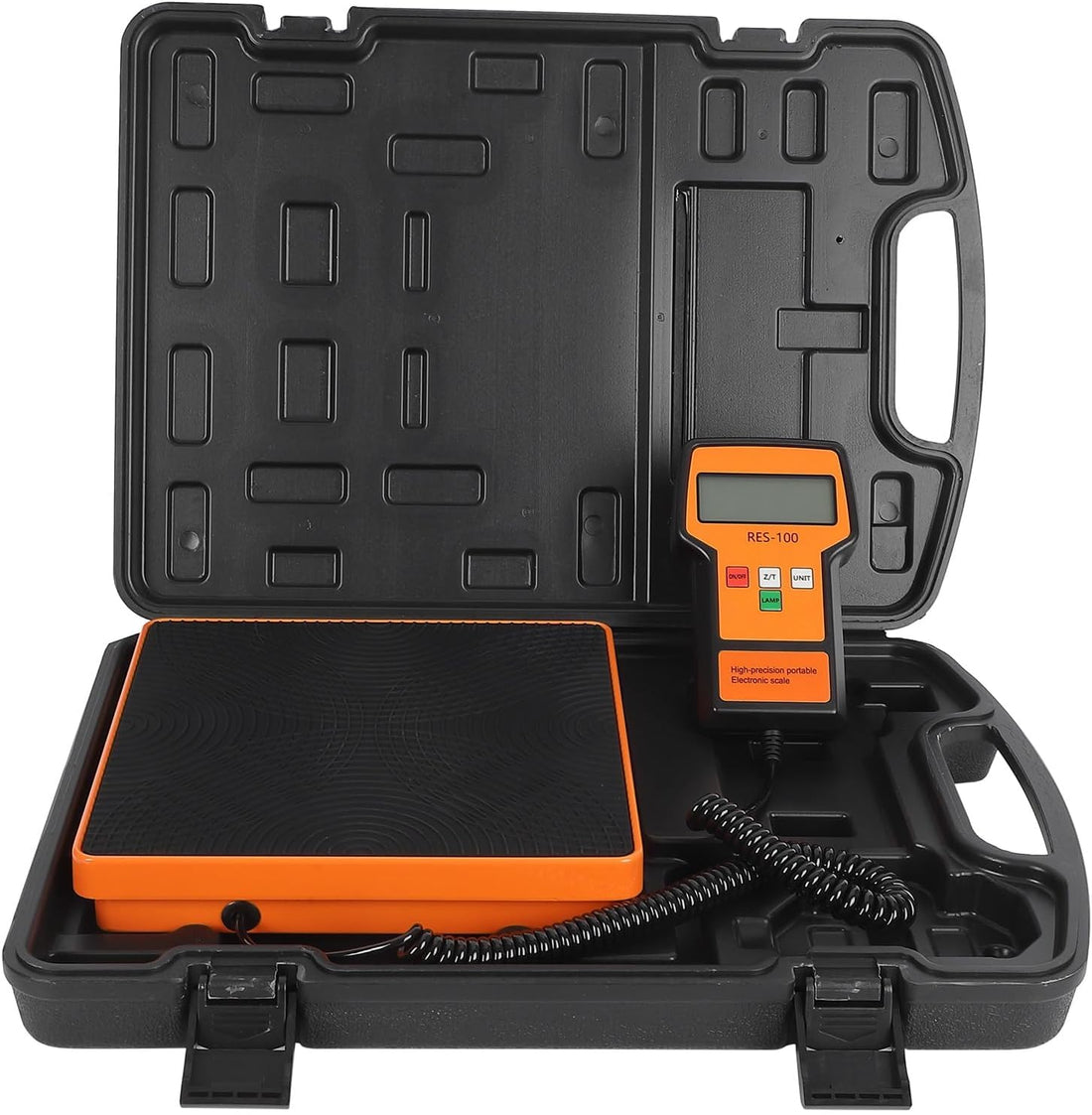 Batteria per frigoriferi con capacità di 110 litri, bilancia elettronica digitale con precisione di 2 g e cura per la tecnologia HVAC, compatta e robusta