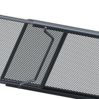 Mensola sottobanco regolabile Garvee con base antiscivolo, griglia metallica, clip a cuneo, organizer da cucina, bianco