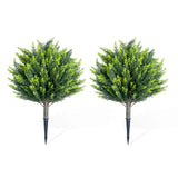 Garvee Albero Topiario Artificiale Cipresso 65 cm, Realistico, Resistente UV, Materiale PE, Per Interni ed Esterni, Verde