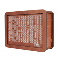 Garvee Boîte à Épargne Multifonctionnelle en Bois Écologique avec Compteur Numérique pour Éducation Financière Enfants Maison
