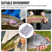 Garvee set di 5 esche da pesca 3D con occhi a 360°, riflettenti, 2 ami, 30 g per acqua dolce e salata, realistiche, resistenti, versatili