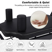 Garvee Pilates Reformer pieghevole con trampolino, 2 fasce di resistenza, struttura in metallo, regolabile, salvaspazio, allenamento a casa