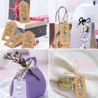 Portachiavi a forma di angelo Garvee da 20 pezzi con sacchetti in organza e biglietti di ringraziamento per battesimi, baby shower, matrimoni, regali per feste, argento