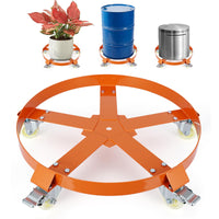 Carrello Portabottiglie Garvee da 55 Galloni per Festa del Papà - Telaio Acciaio Antiribaltamento, Freni, Ruote Girevoli, 1250 lb, Zincato Industriale