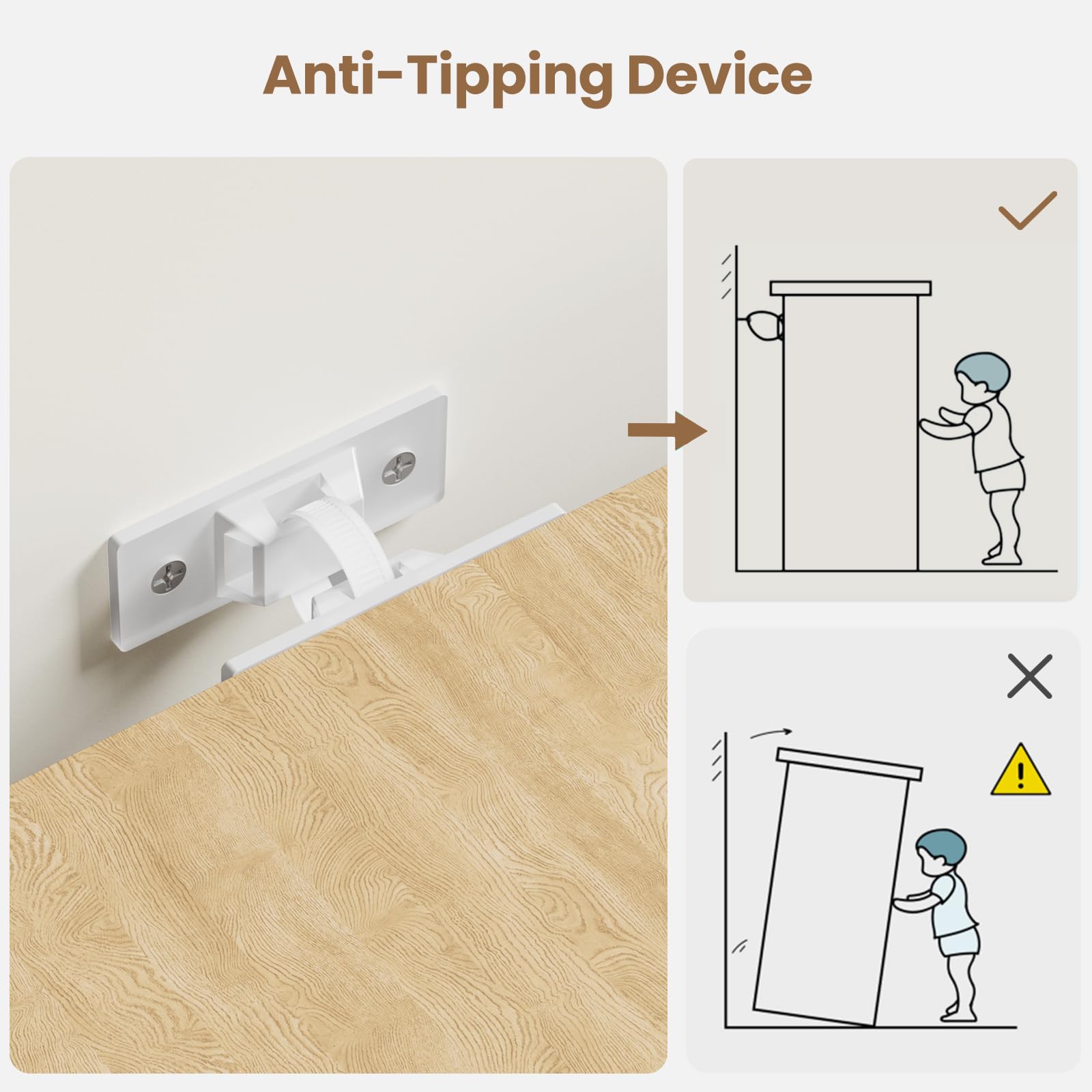 Libreria Garvee Boho con ante in rattan, 5 ripiani, MDF robusto, soggiorno/ufficio, 31,5"L x 63"A, colore naturale