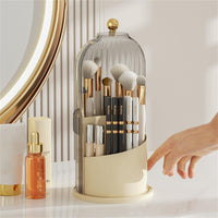 Garvee Porta Trucchi Organizzatore, Ruotabile a 360°, Grande Capacità di Stoccaggio Cosmetici per Toeletta, Ufficio, Bagno, Nero