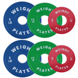 Dischi paraurti Garvee, pesi in gomma, foro da 5.08 cm, 0.57-136.08 kg, anelli in acciaio ammortizzanti, pesi colorati per allenamento della forza, fitness a casa - Nero