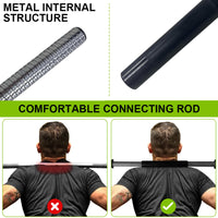 Set Manubri Regolabili Garvee 30/44 libbre 4 in 1 con Impugnatura Ferro e Protezione ABS - Regalo Perfetto Festa del Papà per Palestra Casa, Nero