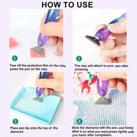 Set di penne per pittura a diamante Garvee, punte in acciaio inossidabile, strumenti ergonomici per pittura 5D per gli appassionati del fai da te