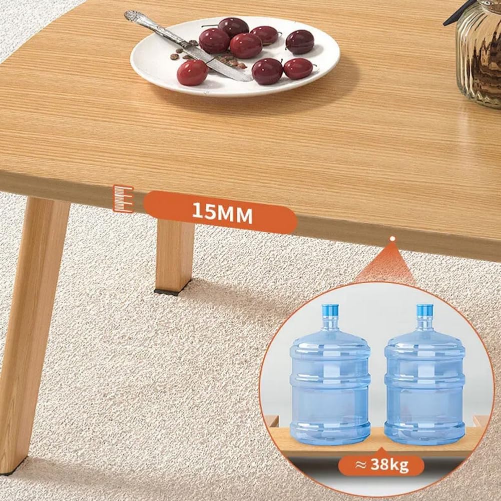 Tavolino pieghevole Garvee, in legno, 31,5x19,7x17,3 pollici, per soggiorno e ufficio, salvaspazio, stabile, minimalista, leggero e pieghevole