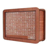 Garvee Boîte à Épargne Multifonctionnelle en Bois Écologique avec Compteur Numérique pour Éducation Financière Enfants Maison