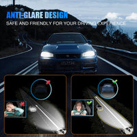 Lampadine per fari a LED Garvee H11 450% più luminose 12000 lumen 6000K Raffreddamento in alluminio Plug & Play per auto, bianco
