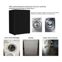 Copertura per asciugatrice Garvee per carica frontale, tessuto Oxford 210D, impermeabile con cerniera, per cucina all'aperto e uso domestico, grande (85x60x60 cm)