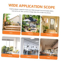 Cassetta postale Garvee con serratura a chiave, montaggio a parete in metallo, chiusura antigoccia sicura per uso esterno, giardino, ufficio, beige