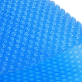 Garvee Copertura Solare Piscina 6x12 m 14Mil LDPE Resistente UV Anti-Detriti Per Piscine Rettangolari Interrate e Fuori Terra