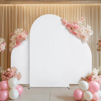 Garvee Arch Backdrop Stand Cover Set, spandex elastico bifacciale, antipiega, portatile, 5 piedi 7.2 piedi, per feste di matrimonio