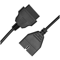 Cavo adattatore connettore diagnostico Garvee da 12 pin OBD1 a 16 pin OBD2 Cavo convertitore in plastica robusta per la diagnostica del veicolo