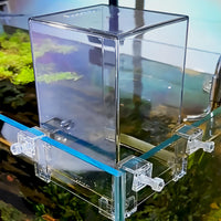 Torre di evamento per pesci in acrilico Garvee per acquario trasparente da 18 mm, parete per acquario 12x13x19 cm