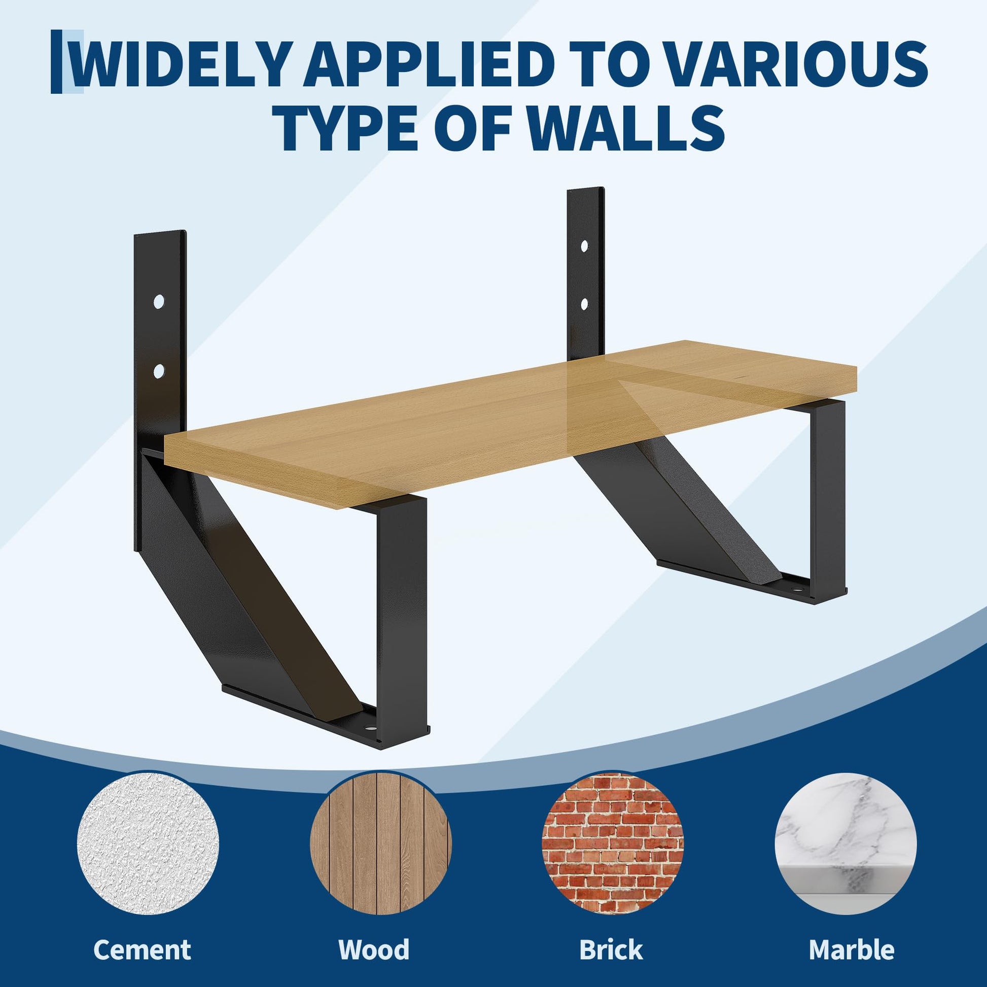 Set di gradini per scale in acciaio Garvee, longheroni per scale in metallo con gambe di rinforzo per uso interno ed esterno, 2 pezzi, verniciati a polvere, capacità di carico di 3000 libbre