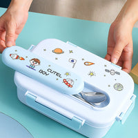 Garvee Bento Lunch Box da 1125 ml per bambini, senza BPA, a prova di perdite, 5 scomparti, giallo