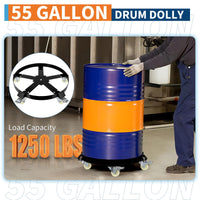 Carrello Portafusti Acciaio Garvee 55 Galloni 1250 libbre - Antiribaltamento per Festa del Papà, Officina