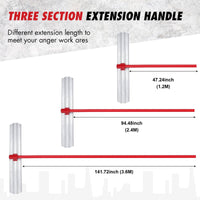 Frattazzatrice Calcestruzzo Garvee 48x8" Lama Magnesio - Regolabile per Festa del Papà, Ideale per Costruttori