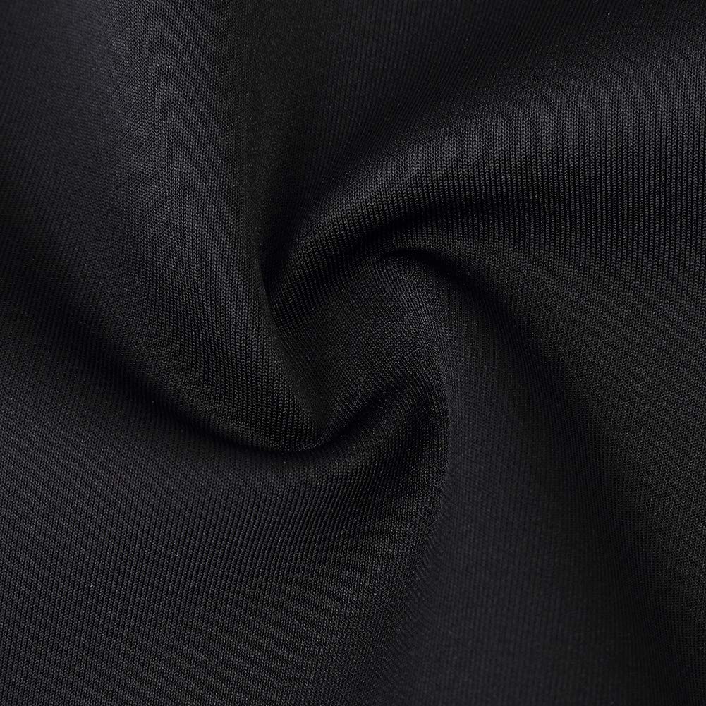Garvee Elegante Femme Boléro Cardigan Court Manches 3/4, Mise à Ebene Noire, S