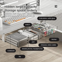 Organizzatore estensibile sottopensile Garvee con cassetti in plastica, cassetti scorrevoli, accessori per cucina e ufficio 31x20x8,6 cm