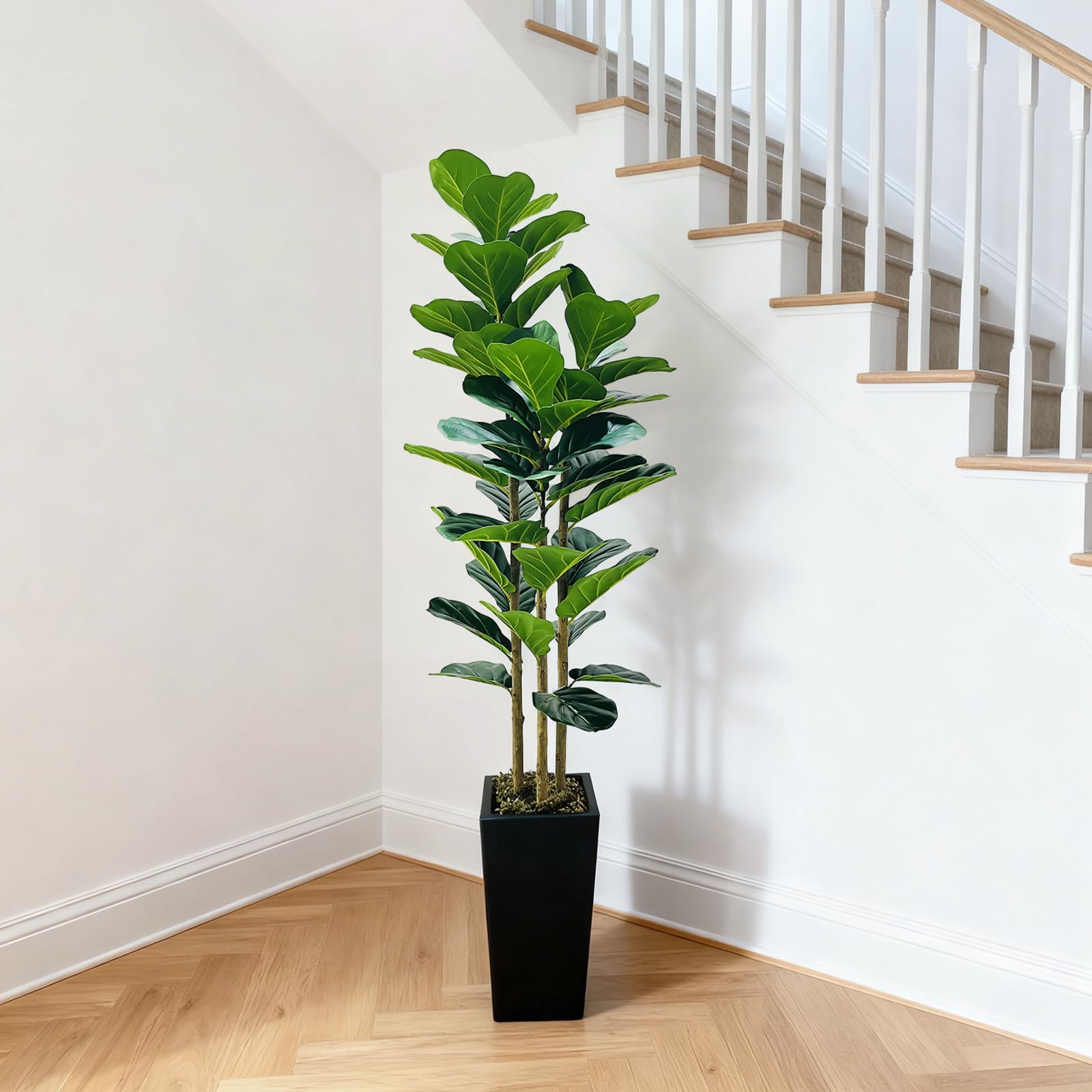 Albero artificiale da interno Garvee da 5 piedi, design realistico, senza manutenzione, versatile per casa e ufficio, verde