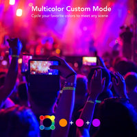 Proiettori LED RGB Garvee da 40 W, confezione da 2 proiettori LED per esterni, 10 modalità, impermeabili IP66, 256 colori, bianco caldo 3000 K, illuminazione da giardino