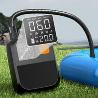 Pompa a batteria al litio Garvee da 80 W: pompa elettrica portatile per paddleboard, gommoni e piscine con display e arresto automatico