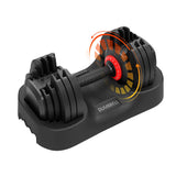 Set Manubri Regolabili Garvee 25.4 kg - 18 Opzioni Peso, Antiscivolo, Ghisa e PE per Allenamento Casa
