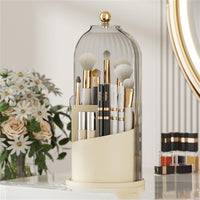 Garvee Porta Trucchi Organizzatore, Ruotabile a 360°, Grande Capacità di Stoccaggio Cosmetici per Toeletta, Ufficio, Bagno, Nero