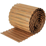 Garvee Bordo da Giardino Corrugato in Acciaio Zincato 20,3 cm x 6,1 m, Flessibile e Resistente, Bordo Metallico per Aiuole e Prati, Design Moderno, Facile da Installare, Per Esterni - 203,2 x 609,6 cm Ruggine
