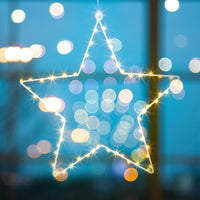 Garvee Star String Lights LED bianco caldo a batteria per camera da letto e giardino 31x33 cm luce soffusa