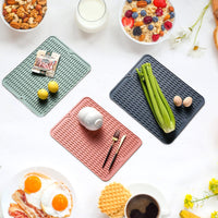 Tappetino drenante in silicone Garvee – Resistente al calore, antiscivolo, bifacciale con foro di scarico per cucina, lavello e uso quotidiano