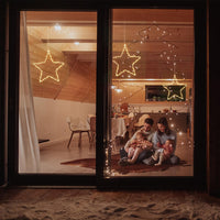 Garvee Star String Lights LED bianco caldo a batteria per camera da letto e giardino 31x33 cm