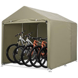 Garvee Bike Shed Riparo per Biciclette Robusto e Spazioso per Giardini e Garage - Verde