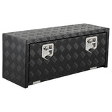 Garvee Cassetta Attrezzi Sotto Scocca 76,2 cm Alluminio Impermeabile Nero 36x14x16 per Pickup e RV - Nero
