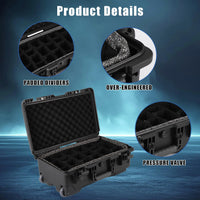 Garvee Contenitore in plastica di grande capacità impilabile per casa e ufficio