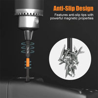 Garvee PH2 Set di punte per cacciavite a impatto magnetico da 12 pezzi, attacco esagonale da 1/4 di pollice, nero, per professionisti e amanti del fai da te