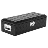 Garvee Cassetta Attrezzi 99 cm Alluminio Diamantato Impermeabile con Serratura per Camion, Rimorchi e Officine - Nero