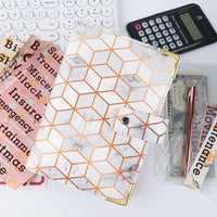 Raccoglitore ad anelli Garvee Budget Planner A6 con buste porta denaro e vano porta contanti, raccoglitore per il risparmio per il budget familiare, compatto e pratico, pellicola in PVC