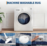 Tappeto moderno astratto Garvee da salotto 120x170 cm, a pelo corto, lavabile, antiscivolo, morbido, leggero, adatto a bambini e animali domestici, per soggiorno e ufficio.