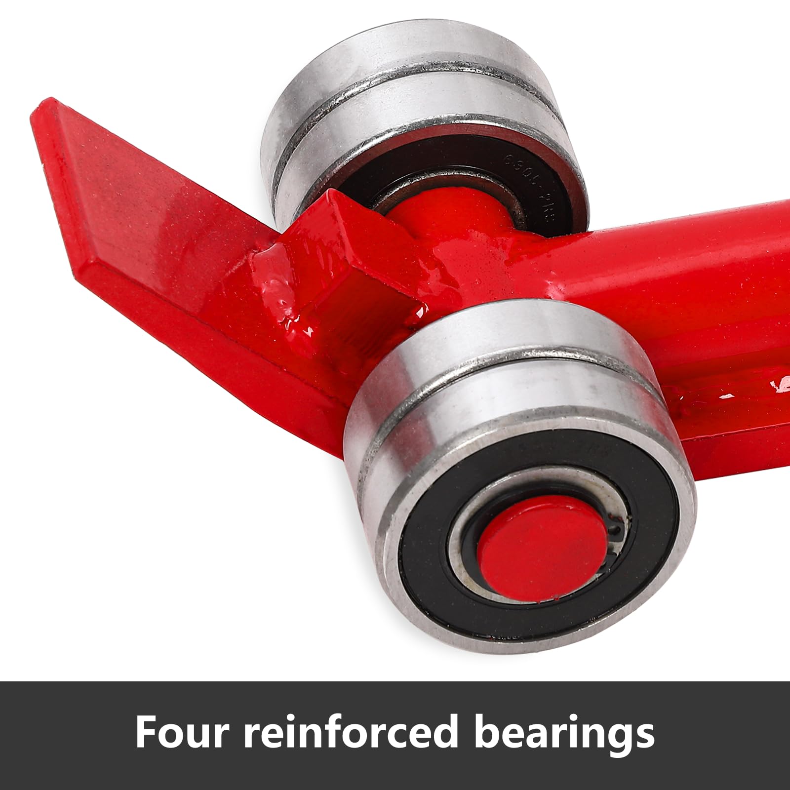 Garvee 3 T Prylever Bar per Festa del Papà - Capacità 6600 libbre, 5 Piedi, Acciaio al Carbonio Ergonomico con Ruote per Attrezzature Pesanti